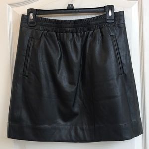 NWT Ann Taylor LOFT faux leather skirt